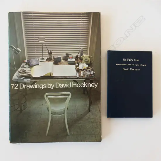 TWO DAVID HOCKNEY PUBLICATIONS: 'SIX FAIRY TALES' & '72 DRAWINGS', 1ST EDITION
